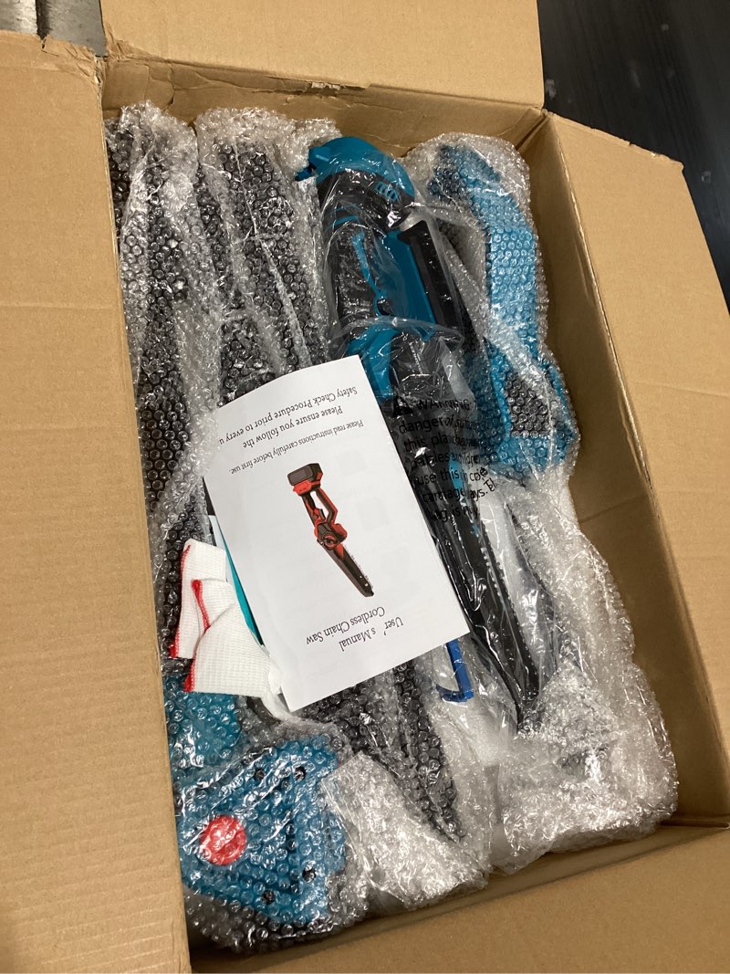 Condition photo showing Good Condition for 2-in-1 cordless 8 inch pole saw & chainsaw compatible with makita 18v battery (no battery), brushless electric chainsaw with extension pole, 15ft max reach for tree trimming branch cutting