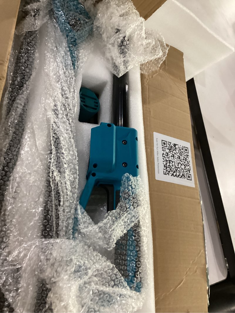 Condition photo showing Good Condition for seesii 2-in-1 electric pole saws for tree trimming, 6 inch mini chainsaw cordless with extension pole, battery powered pole chain saw, tree trimmer limb branch cutter pruner with 2 battery p6 plus blue