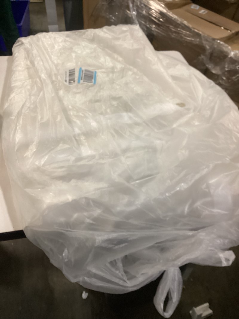 Condition photo showing Good Condition for 7 x 9FT Outdoor Clear Tarp Curtain Waterproof Wind-Proof 24 Mil Transparent Vinyl Tarp for Patio Pergola Garden Canopy Rainproof Anti-Tear PVC Thick Cover with Grommets