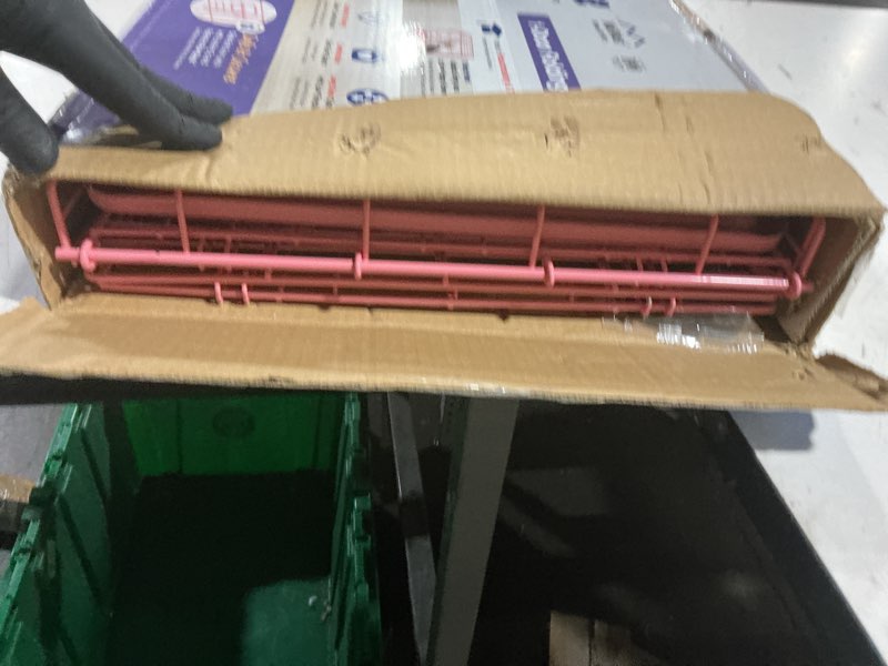 Condition photo showing Good Condition for midwest homes for pets 24-inch pink fashion icrate for small breeds, 12-20 lbs, single door folding dog crate with divider panel, leak-proof tray & secure latch, portable, durable & easy to assemble pink 24-inch