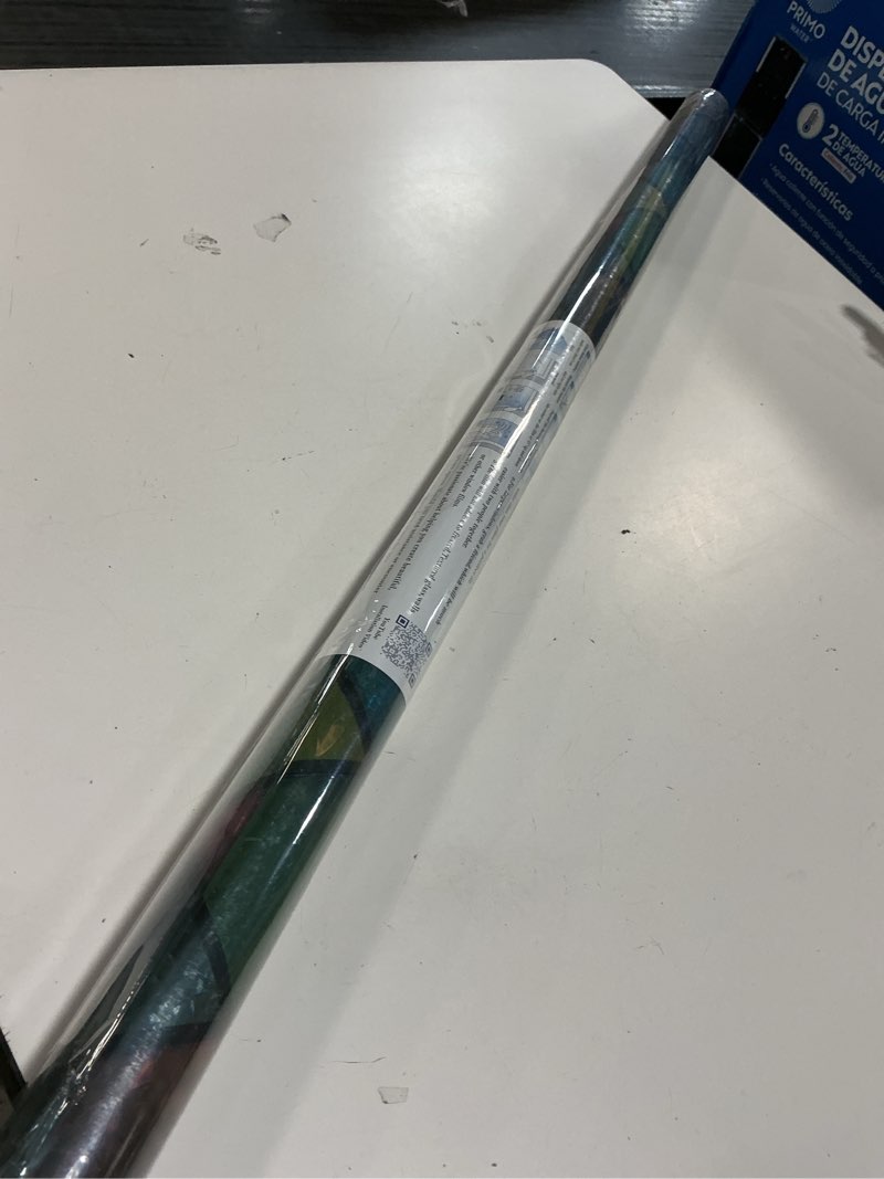 Condition photo showing New/Like New for sunbaby stained glass window film: rainbow holographic window privacy film decorative uv sun blocking static cling window covering film for home bathroom,17.5 x 118 inches