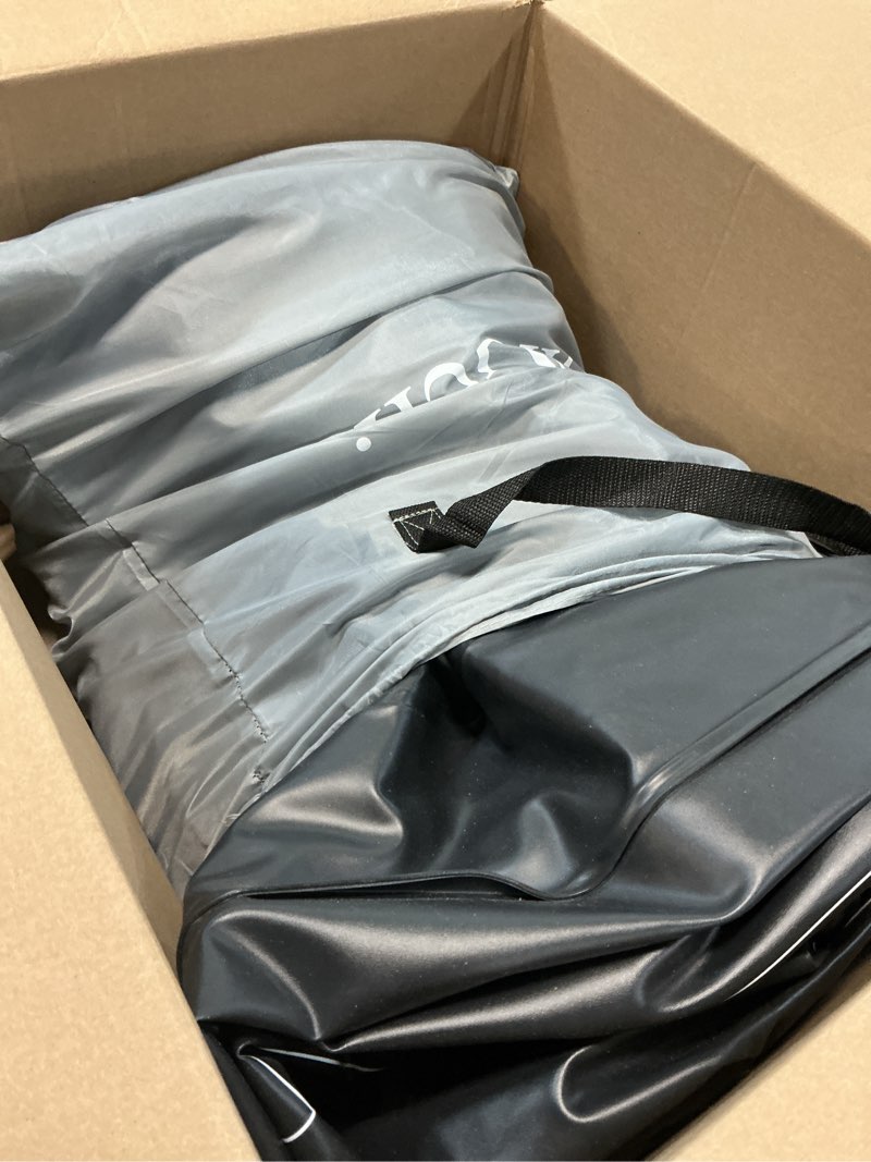 Condition photo showing As Is for ohgeni king air mattress family choice award with built-in pump,18'' comfortable blow up colchones inflables mattress for home,guests, portable air bed for adults, airbed supports up to 700 lbs,black standard height 18'' black king