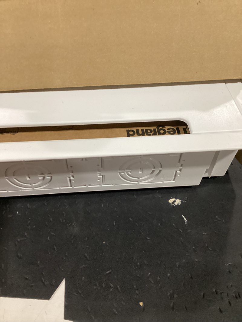 Condition photo showing Good Condition for legrand - onq cable management, in-wall media box, dual purpose structured wiring enclosure, tv home theater recessed storage box, 17 inch, white, enp1700na