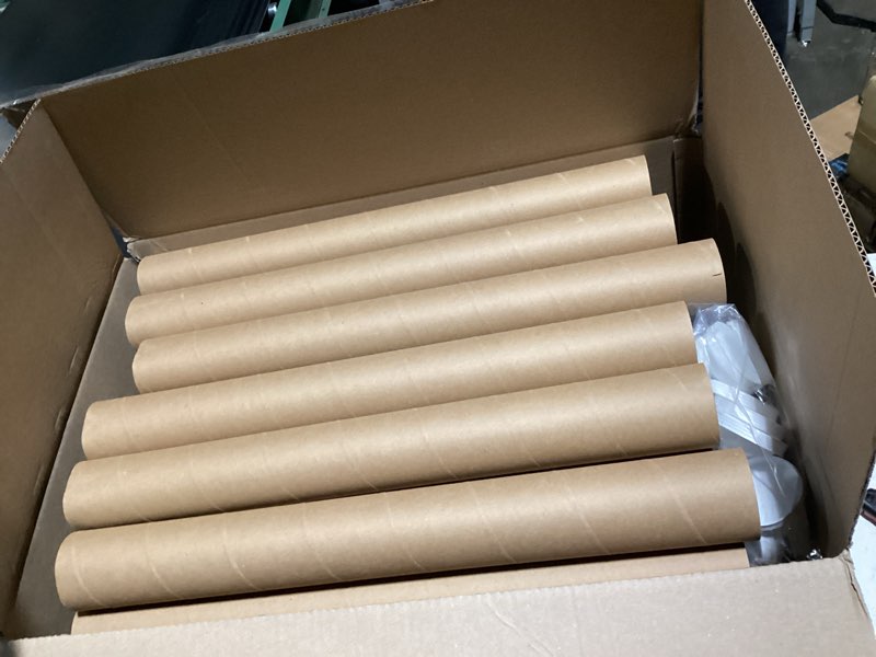 Condition photo showing Good Condition for Aviditi BOX USA Mailing Tubes, 3" W x 26" H, 24-Pack - Round Corrugated Tubes for Mailing and Storage of Blueprints, Artwork, Crafts, Posters, Long Art Holder 3x26