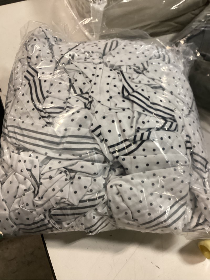Condition photo showing New/Like New for Betsey Johnson - King Bed Sheets, Soft & Lightweight Bedding, Fade & Wrinkle Resistant (Dots & Stripe, King) Dots & Stripes King