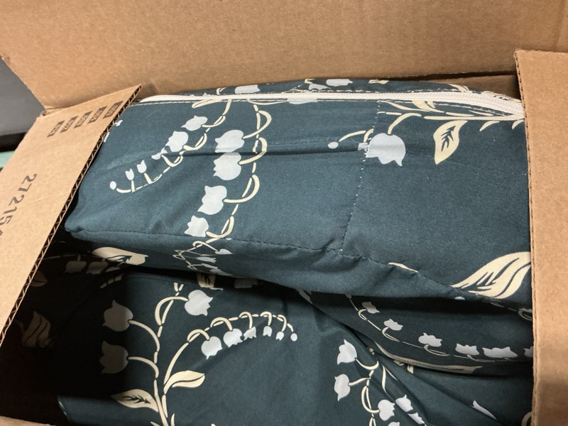 Condition photo showing As Is for My Brest Friend Original Nursing Pillow Enhanced Ergonomics Essential Breastfeeding Pillow Support For Mom & Baby W/ Convenient Side Pocket, Double Straps & Slipcover, Navy Bluebells