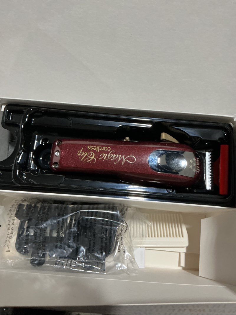 Condition photo showing Good Condition for wahl professional 5 star cordless magic clip hair clipper with 100+ minute run time for professional barbers and stylists