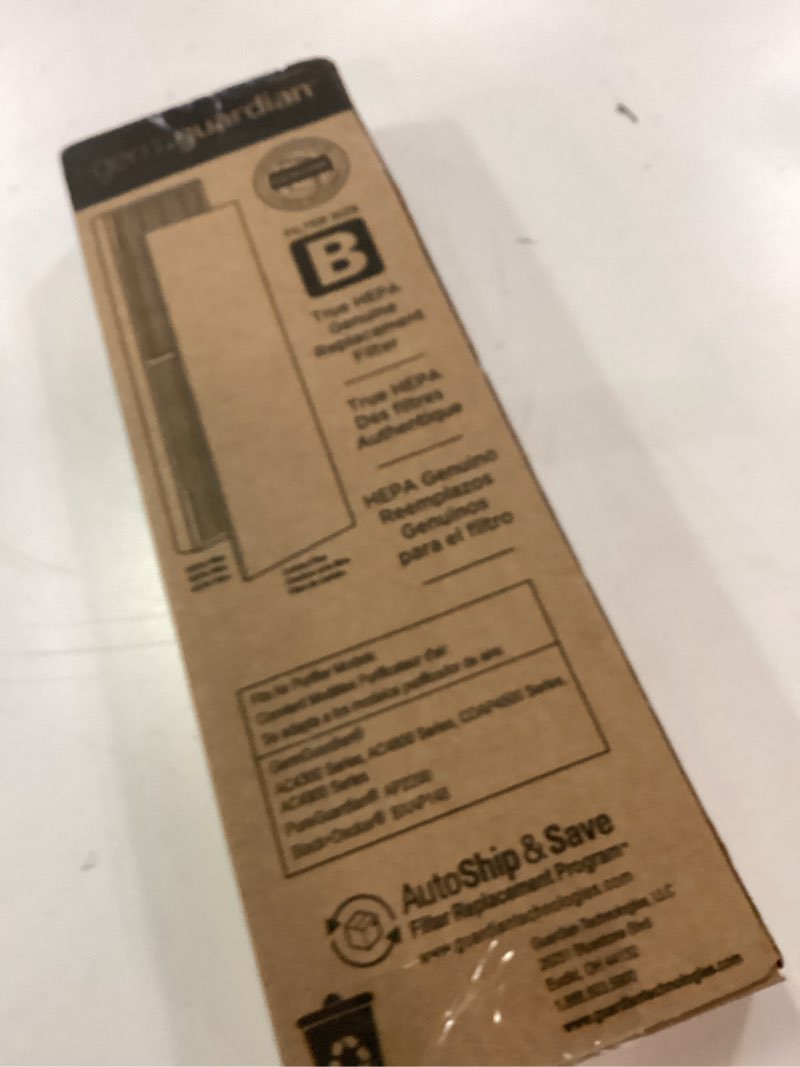 Condition photo showing New/Like New for GermGuardian Filter B HEPA Pure Genuine Air Purifier Filter, Removes 99.97% of Pollutants, Wildfire Smoke, Odors, for AC4825, AC4300, AC4850, AC4880, AC4900, CDAP4500, AP2200, Black/Yellow, FLT4825