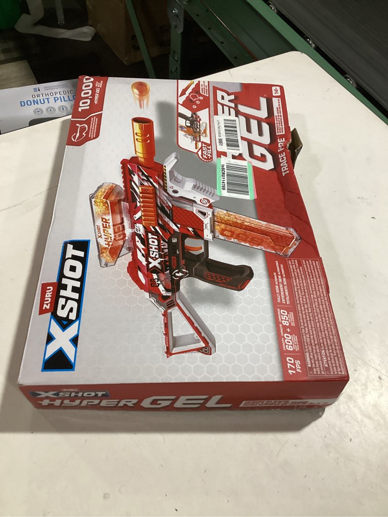 XSHOT Hyper Gel Trace Fire Blaster, Semi and Fully Automatic Gel Blaster & 10,000 Gellets, 600 Capac
