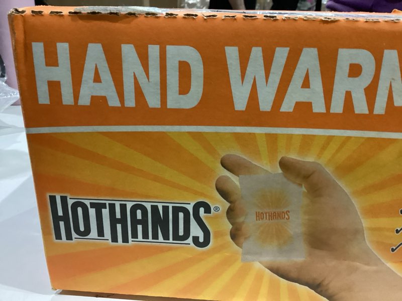 Condition photo showing New/Like New for HotHands Hand Warmers - Long Lasting Safe Natural Odorless Air Activated Warmers - Up to 10 Hours of Heat - 40 Pair