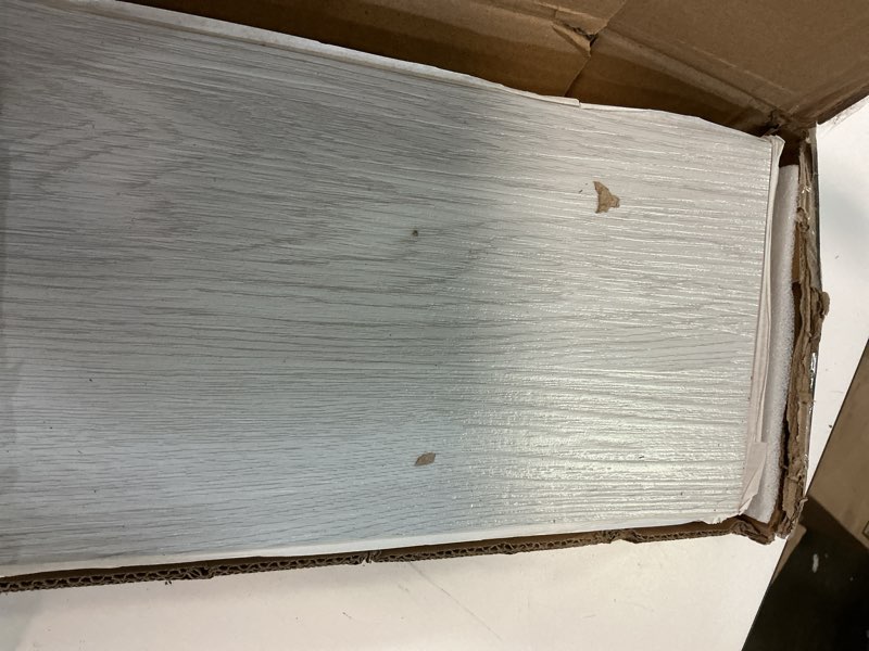 Condition photo showing Good Condition for art3d peel and stick floor tile vinyl wood plank 36-pack 54 sq.ft, white-ash, rigid surface hard core easy diy self-adhesive flooring 36 x 6 x 0.1 inches white-ash 36