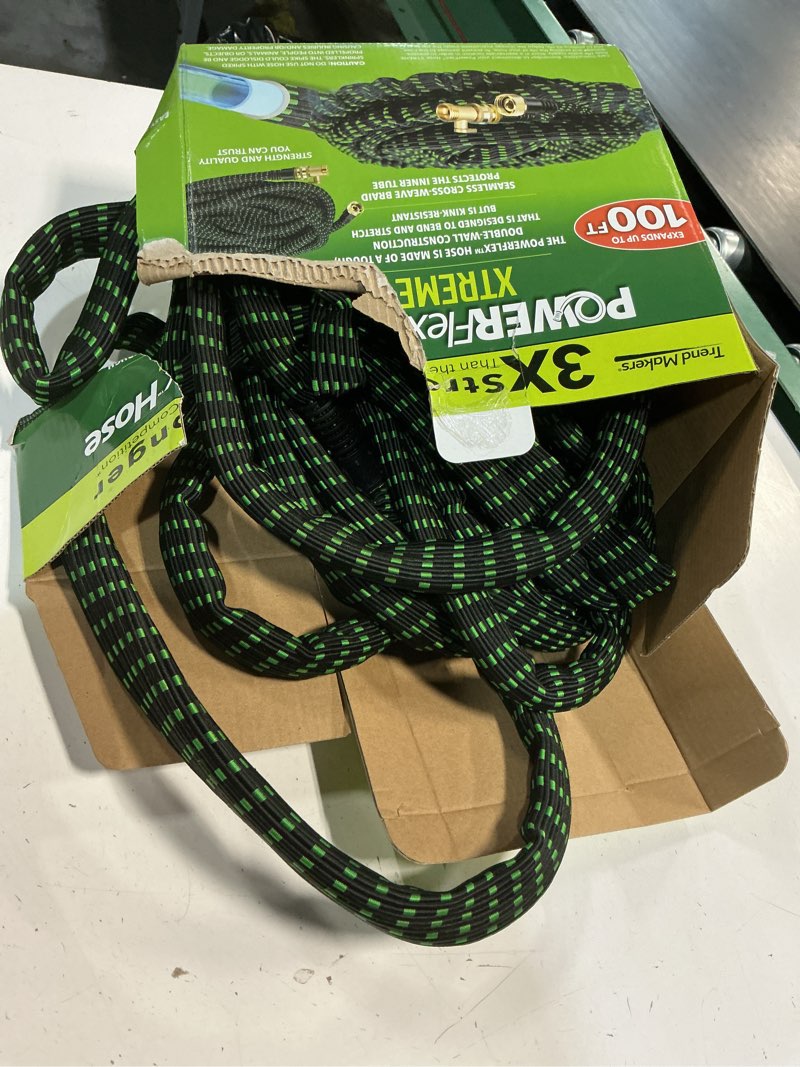 Condition photo showing Good Condition for flex-able hose flex-able xtreme hose 100ft - kink free, expandable, heavy duty, green