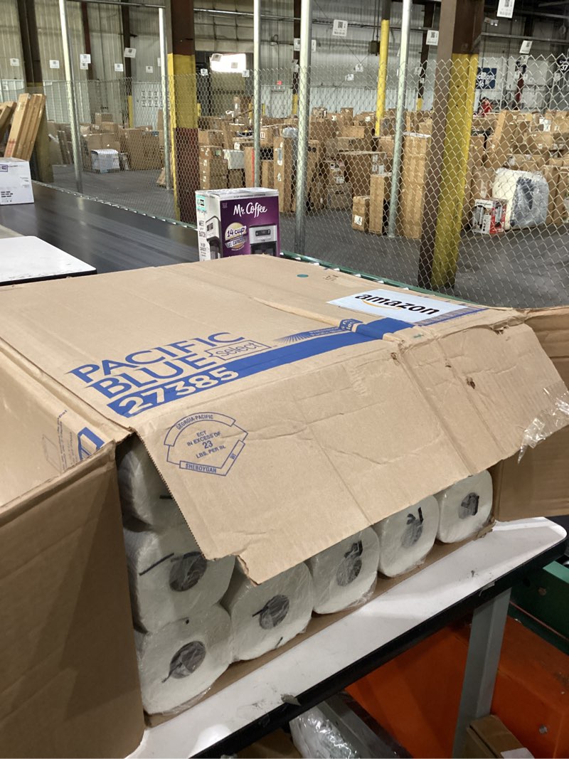Condition photo showing Good Condition for georgia-pacific pacific blue select 2-ply perforated roll paper towel, white, 85 sheets per roll, 30 rolls per case, 27385 white 30 rolls, 85 sheets per roll
