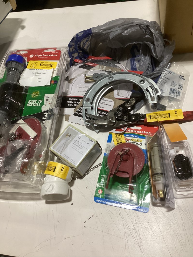 Condition photo showing As Is for Home improvement accessories mis. Ect. 