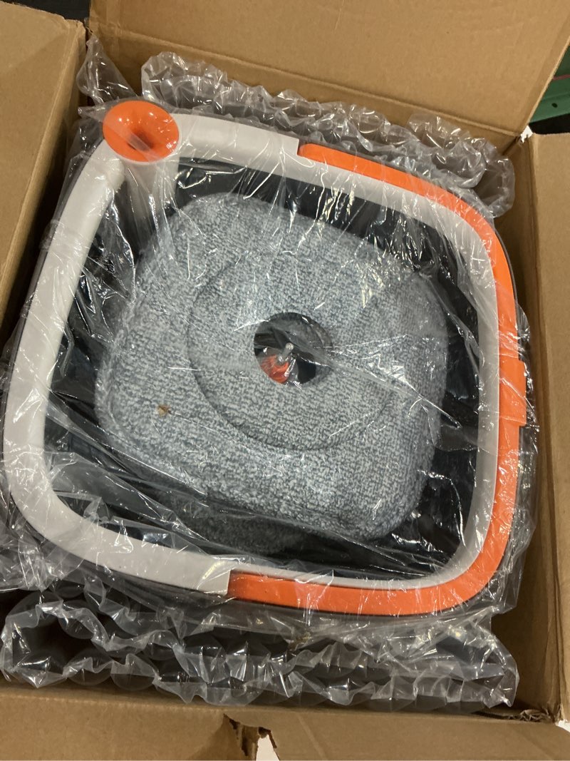 Condition photo showing New/Like New for Mop and Bucket Set, Spin Mop with Separate Dirty Water System, Deep-Cleaning Mops for Floors, Versatile Mops for Walls 4 Pad