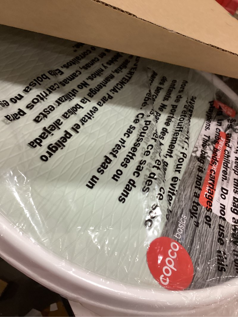 Condition photo showing New/Like New for Copco Basics Non-Skid Lazy Susan for Under Sink and Cabinet Storage, 18 Inch, Crystalline