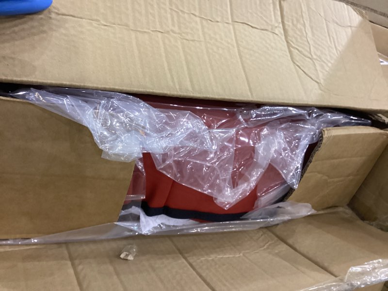 Condition photo showing As Is for FREESOO Custom Fit Accord Seat Covers LX 2018 2019 2020 2021 2022, Luxury Leather Car Seat Covers, Waterproof Seat Covers for Cars Full Set, Black Red 2018-2022 LX (Rear Row Solid Backrest)