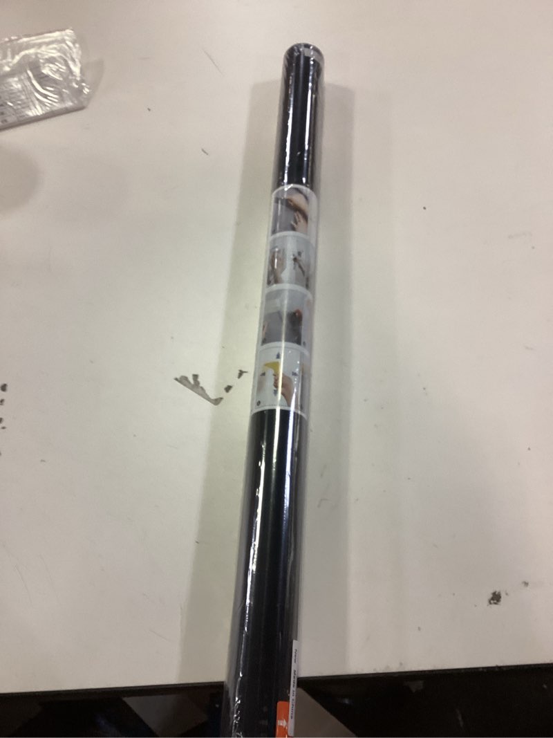 Condition photo showing New/Like New for LUTE Blackout Window Film, Sun Light Blocking Frosted Privacy Cling for Glass, Darkening Window Tint for Day Sleep Black Out Shades, UV Blocking Static Cling Blackout Cover, 23.6\" x 118.1\" 23.6\" x 118.1\" Black