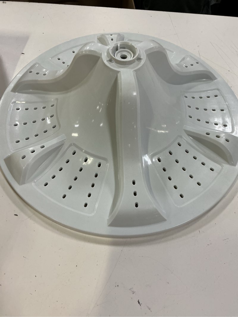 Condition photo showing As Is for w10553968 washplate compatible with whirlpool maytag washer | replacement for w10215116 3021794 ps8691479 w10215119