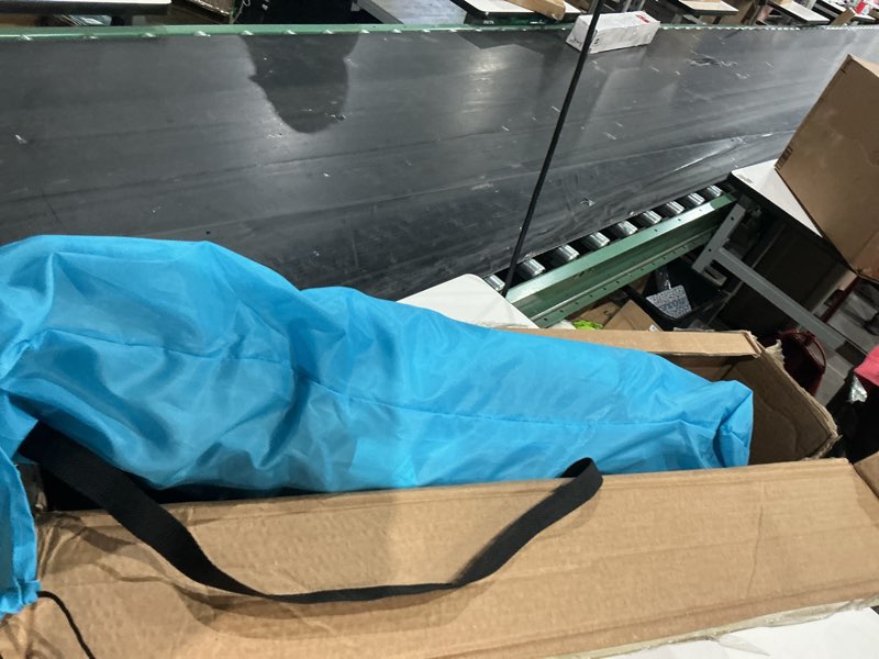 Condition photo showing Good Condition for vevor folding beach chair, high back camping chairs for adults, with cup pocket, mesh back, carry bag, portable extra wide seat chair 330 lbs heavy duty support, for outdoor, camp, light blue, 2 pack