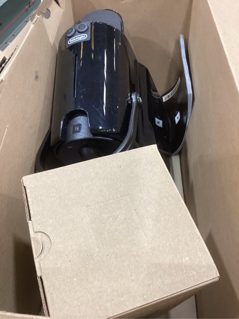 Condition photo showing As Is for nespresso inissia espresso machine by de'longhi with milk frother, 24 ounces, black