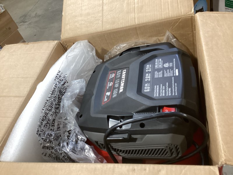 Condition photo showing Good Condition for Craftsman Air Compressors 6 Gallon Portable Pancake Air Compressor,Oil Free Max 150 Psi 1.0HP 2.6 CFM@90PSI Electric Air Compressor Shop Air Compressor, CMXECXA02106410