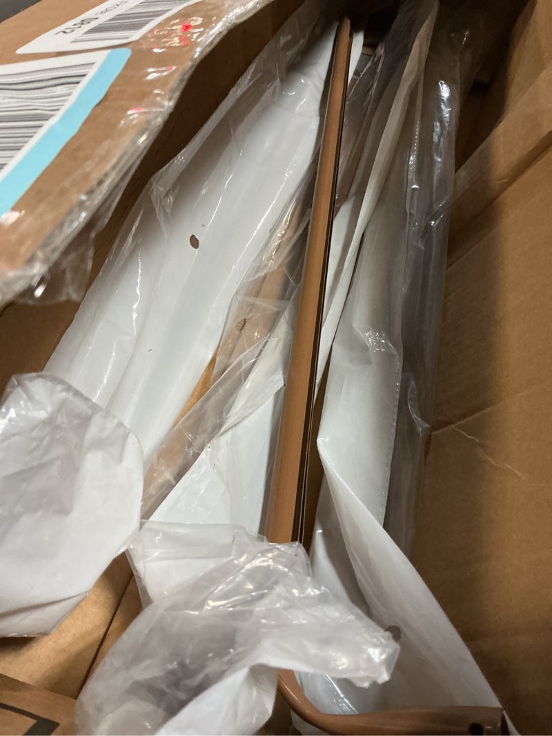 Condition photo showing Good Condition for Wesiti 4 Packs Curtain Single Rods Bulk for Windows Adjustable Tension Rod for Door Kitchen Valance Sash Curtains, Bracket and Hardware Included(25-42 Inch,Brown) 25-42 Inch Brown