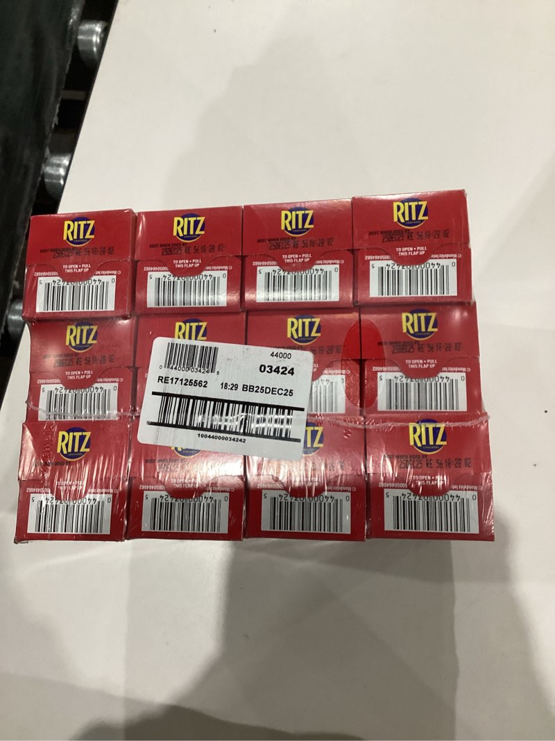 Condition photo showing New/Like New for Original Crackers, Snacks for Kids and Adults, Lunch Snacks, 3.4 oz 3424