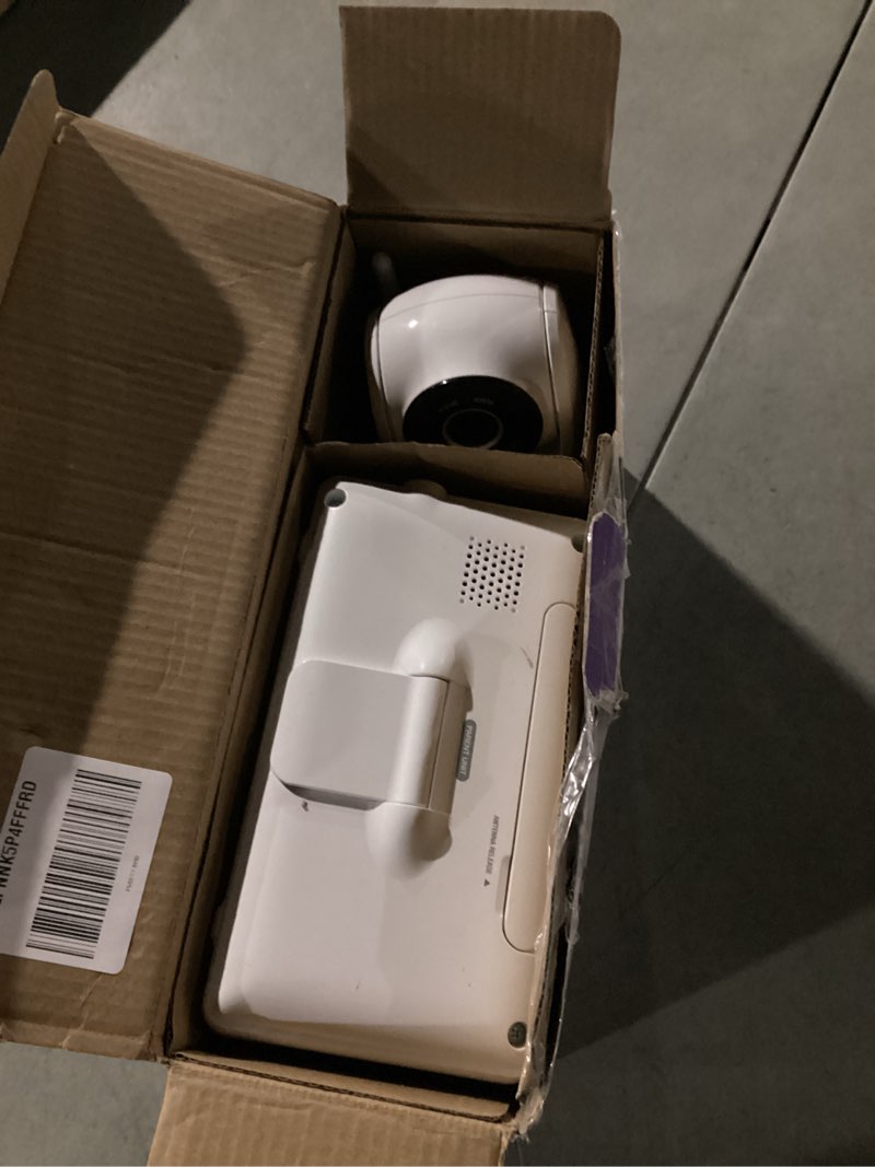 Condition photo showing As Is for VTech 2-Cameras Smart WiFi Baby Monitor with 1080p FHD Camera and 5" HD IPS Screen, Free App with Motion Video, Sound/Motion Detection and Notifications, Split-Screen, Pan-Tilt-Zoom: VM901-2HD