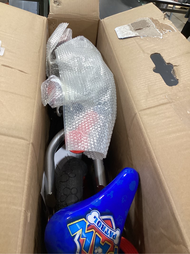 Condition photo showing Good Condition for huffy paw patrol kids' bikes, sizes 12/16 inch, beginner rider, multiple designs and color options available, removable training wheels included, fun paw patrol graphics multicolor 12 inch
