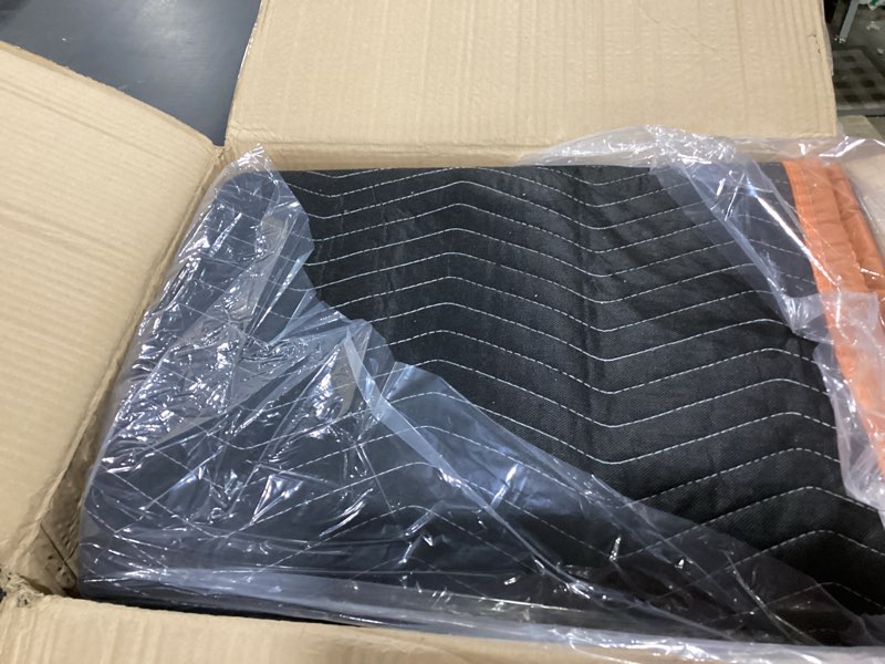 Condition photo showing Good Condition for Amazon Basics Moving Blankets, 72" x 40", Pack of 6, Black 72-Inch by 40-Inch