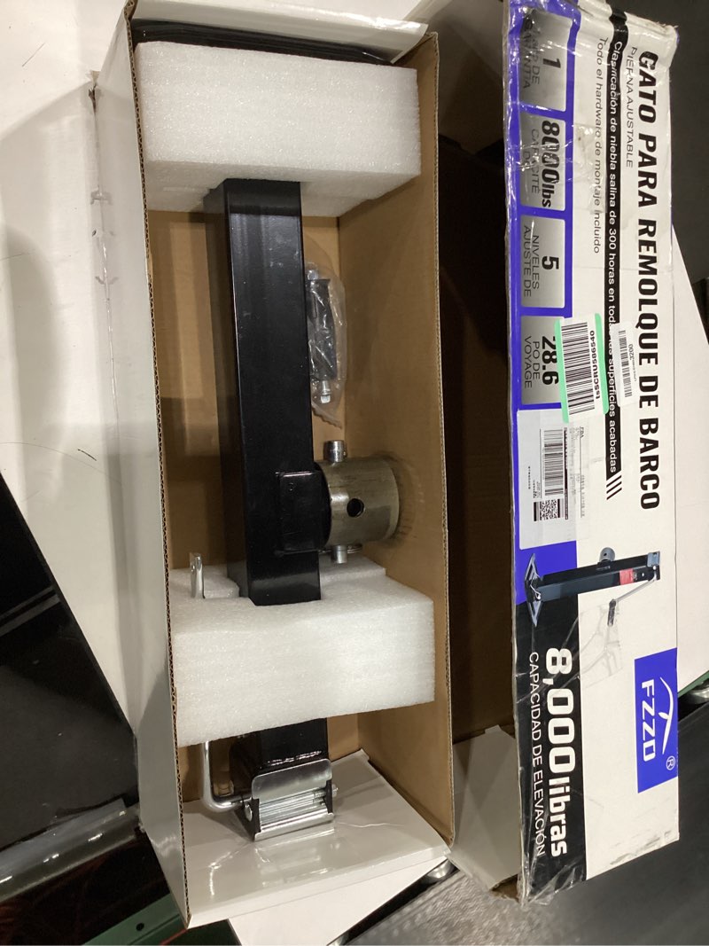 Condition photo showing New/Like New for fzzd 8000 lbs swivel trailer jack, weld-on pipe mount tongue jack,28.6" vertical travel, adjustable drop leg, for utility trailers, yacht trailers, boat trailer jack