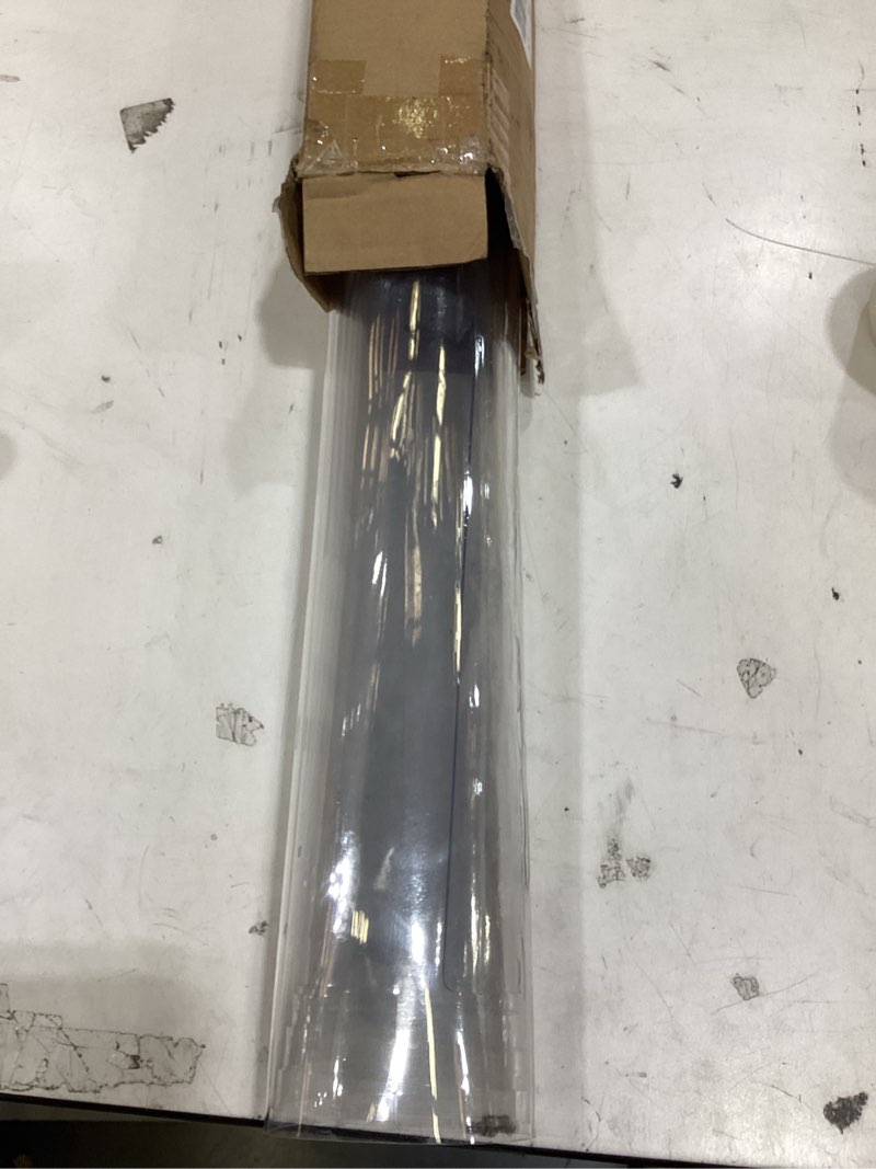 Condition photo showing As Is for chair mat for carpet- low pile (1/4" thick) carpet protector for office gaming computer desk chair. heavy duty desk chair mat for carpeted floors, semi transparent with lip