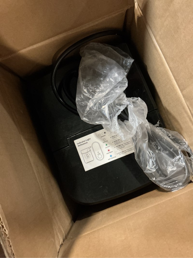 Condition photo showing Good Condition for silonn nugget ice maker countertop, pebble ice makers with crushed soft chewable ice, 33lbs per day with scoop, pellet portable ice machines with auto-cleaning for home, kitchen, office, black gloss black 33 lbs