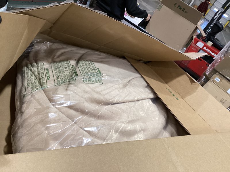 Condition photo showing As Is for Waterproof Couch Cover, Reversible, Pet-Friendly, Washable and Anti-Slip Couch Covers for Sofa Protection with 3 Cushions, Sofa Slipcovers for Dogs and Cats (71×118in/Khaki) Khaki 71*118" 3 Seater Sofa