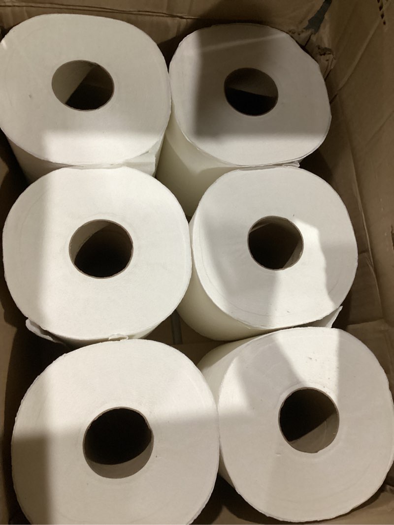 Condition photo showing Good Condition for georgia-pacific sofpull centerpull regular capacity premium paper towel, white, 28124, 324 sheets per roll, 6 rolls per case paper towel refill