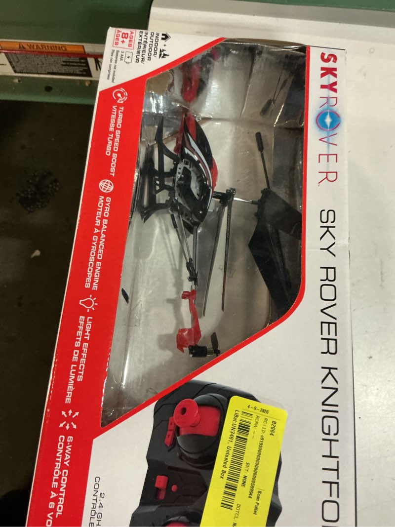 Condition photo showing As Is for skyrover knightforce remote helicopter