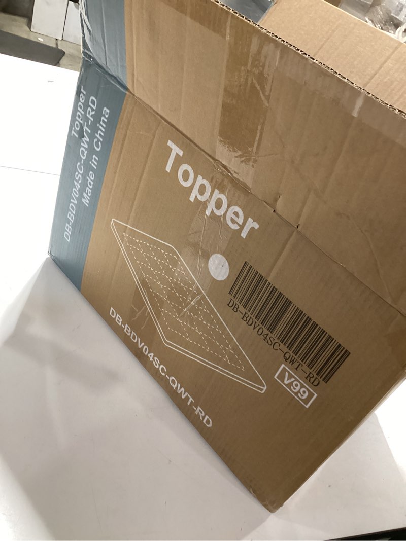 Condition photo showing New/Like New for DUMOS Dual Layer Mattress Topper Queen Size, 2 Inch Gel Memory Foam + 1 Inch Soft Pillow Top Mattres