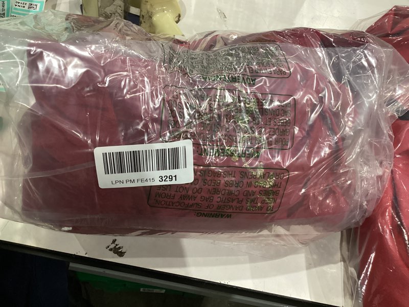 Condition photo showing As Is for HyDren 84 Inch Velvet Christmas Tree Skirt Gold Bronzing Embroidery Christmas Tree Decorations Vintage Party Favors Rustic Holiday Thanksgiving Day Decoration(Red) Red 84 Inch