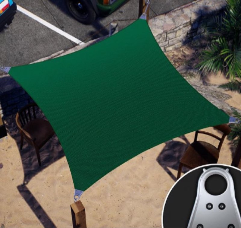 Colourtree Customize 260 GSMSuper Ring Heavy Duty Sun Shade Sa