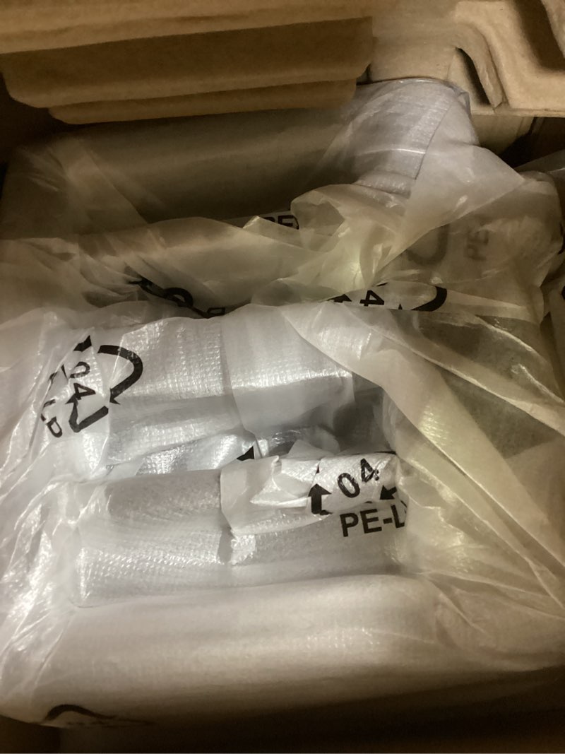 Condition photo showing New/Like New for Amazon Basics 4 Slice Toaster, With 7 Browning Settings, Extra Wide Slots For Bagels and Special Breads, Removable Easy-to-Clean Crumb Trays, Cancel/Defrost/Bagel Buttons, 1500W, Black & Silver 4 Slice Matte Black Front