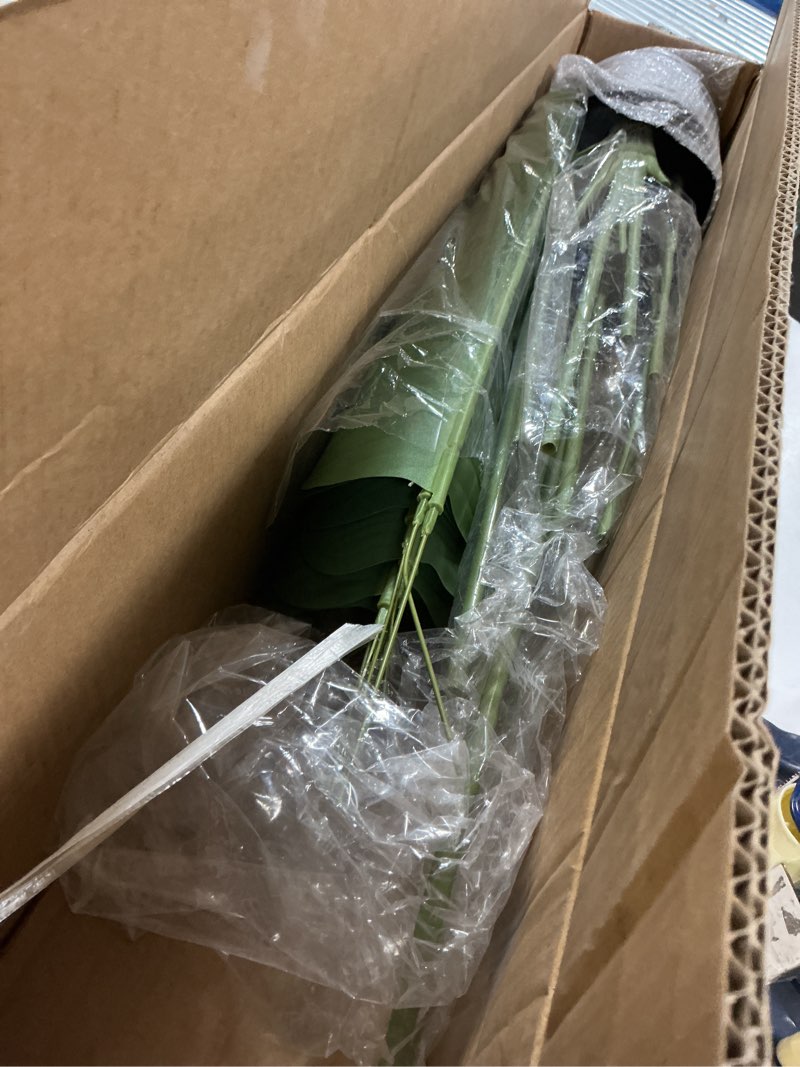 Condition photo showing Good Condition for Lifelike Bird of Paradise Artificial Plant,5ft Faux Banana Leaf Tree with 12 Trunks - Perfect Indoor Silk Floor Plant for Home Decor in Living Room, Office, and Bedroom 1Pack 1 5ft