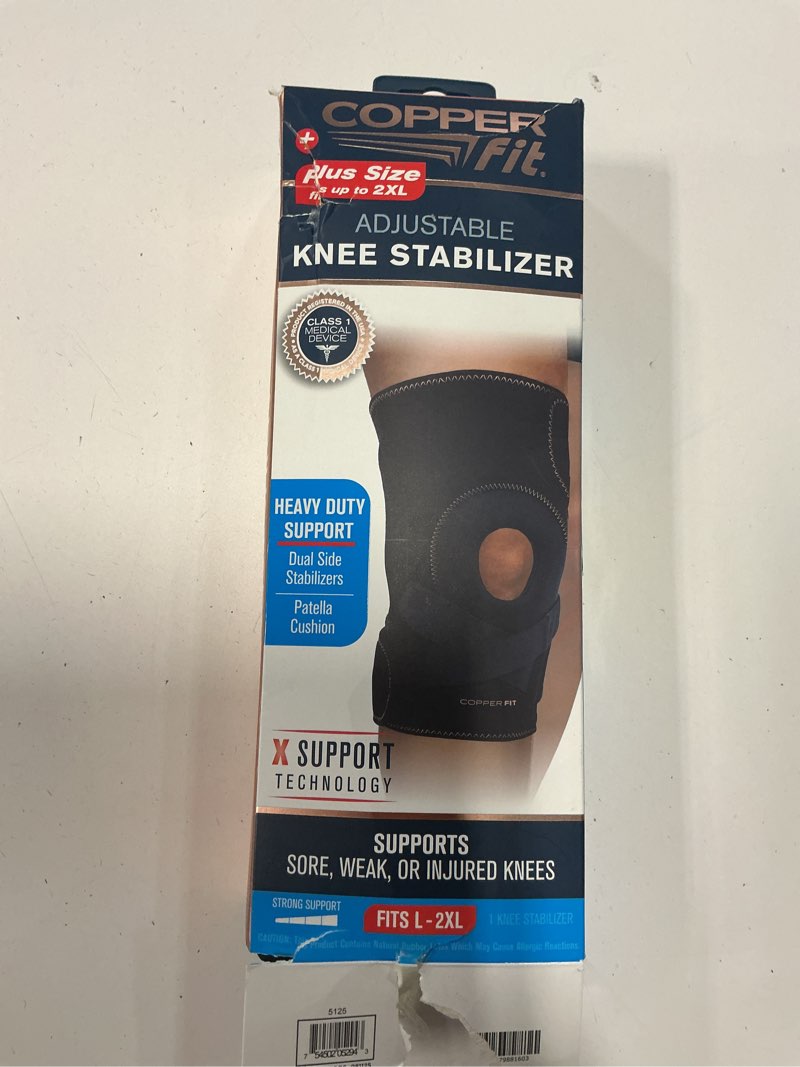 Condition photo showing Good Condition for similar copper fit ice knee compression sleeve  l/xl 1