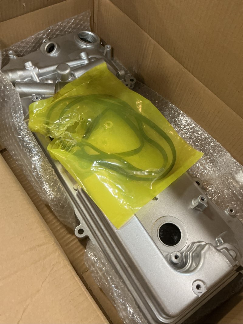 Condition photo showing Good Condition for aluminum left side engine valve cover compatible with 2005-2018 toyota camry highlander avalon rav4 sienna 2007-2017 lexus es350 rx350 3.5l
