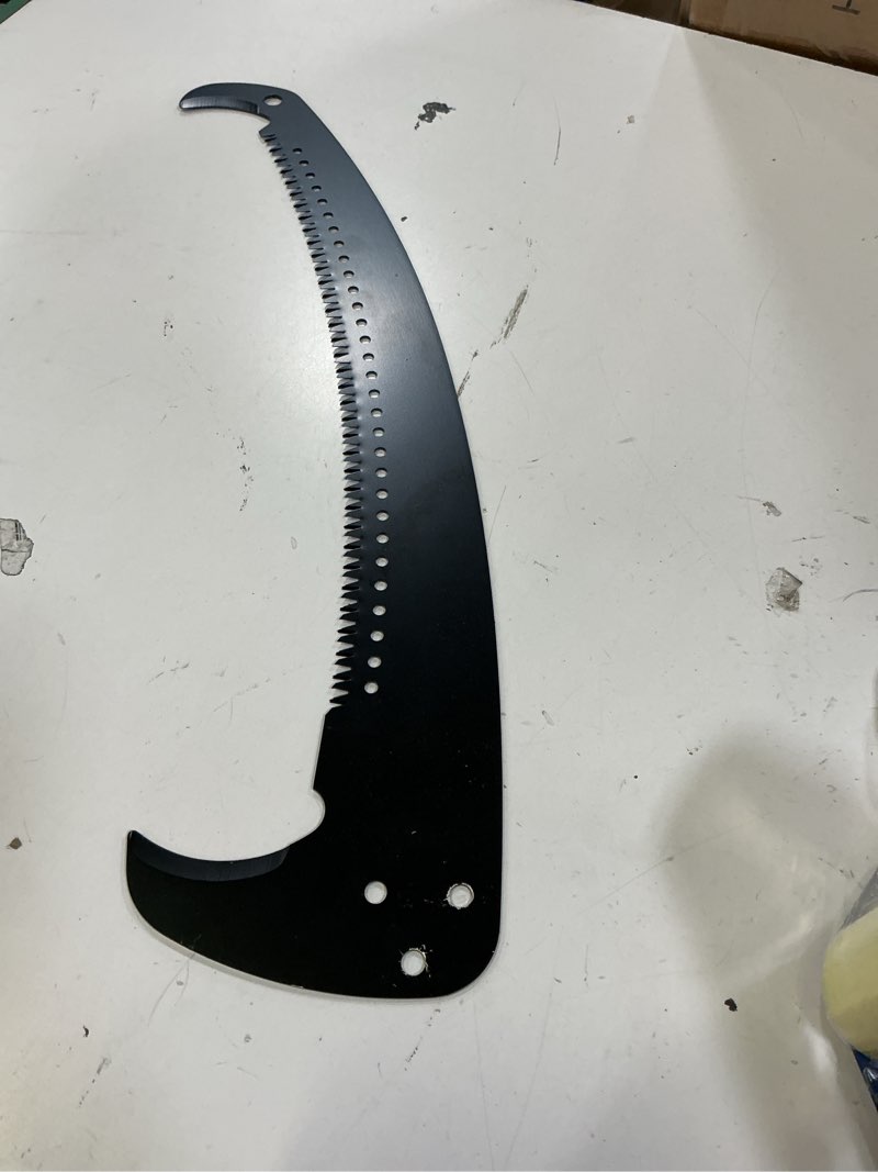 Condition photo showing Good Condition for pole saw blade 17-inch, 65mn steel tree pruner replacement blade triple-cut teeth compatible with manual pole saw, suitable for multi-purpose handheld pruning saw