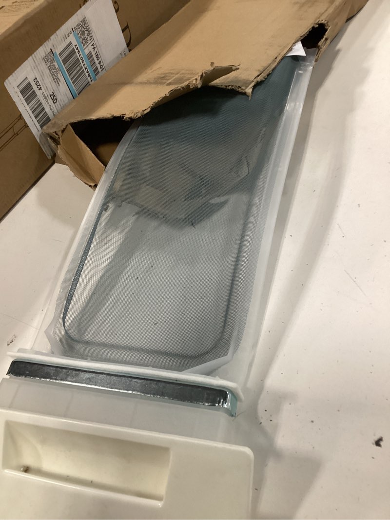Condition photo showing As Is for lint screen dryer replacement for whirlpool lg5801xsw1 lg5801xsw2 lg5801xsw3 lg5806xpw0 lg5811xpw0 lg5901xsw0 lg5921xkw0 lg5921xkw1