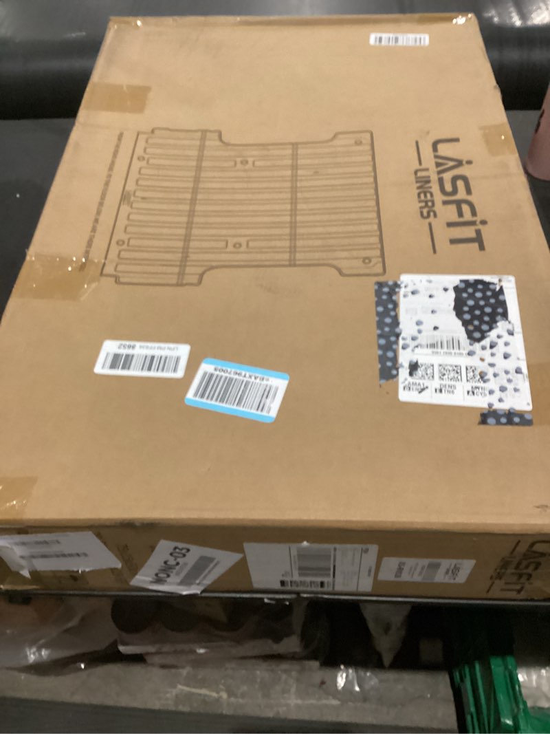 Condition photo showing Good Condition for LASFIT Bed Mat for Rivian R1T 2026 2025 2024 2023 2022 Car Bed Floor Liner(No Fit Drop-in Bed Liner), All Weather TPE Truck Bed Mat - 1PC Black 10) For RIvian R1T | 2022-2026 | Truck Bed Mat