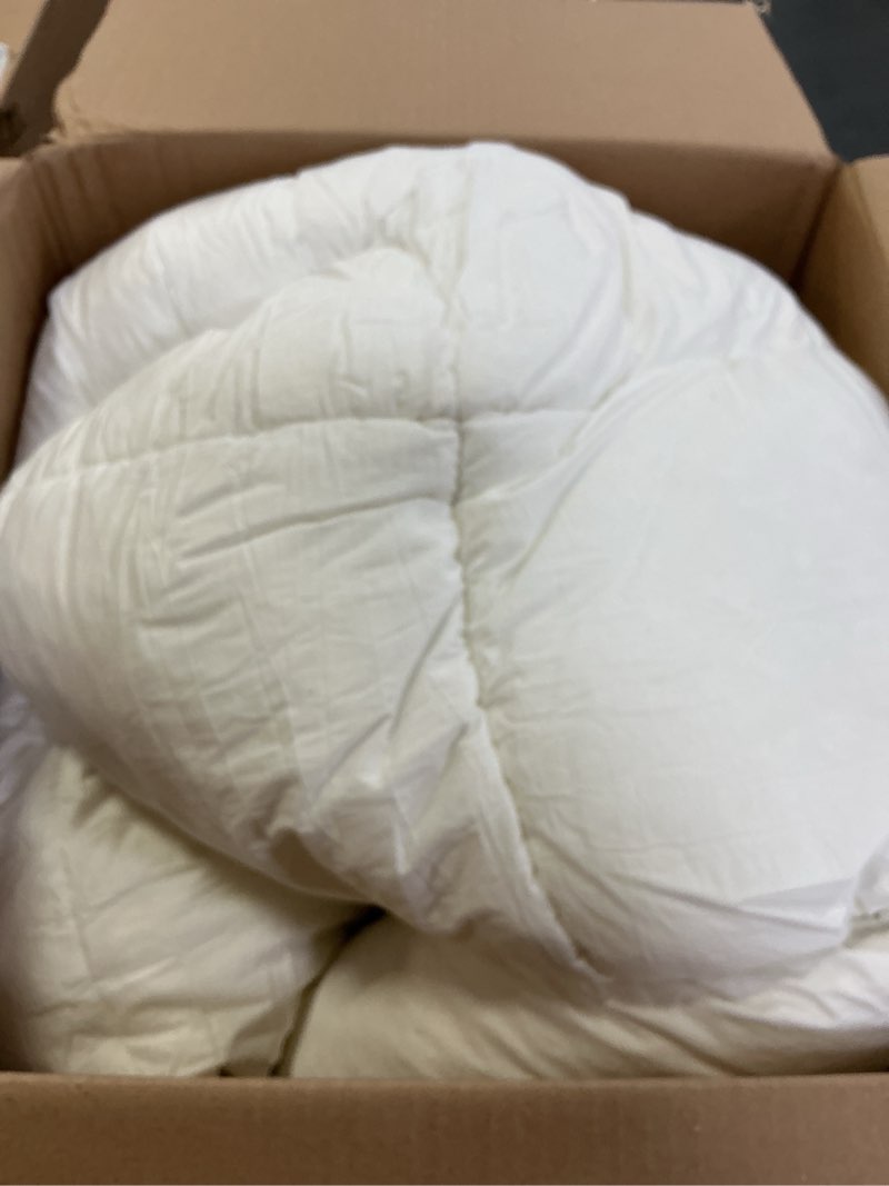 Condition photo showing As Is for Memory Foam Mattress Topper Queen, 3 Inch Extra Thick Shredded Foam, 100% Cotton Mattress Pad Cover, Breathable & Skin-Friendly Queen Size Mattress Topper for Back Pain Relief