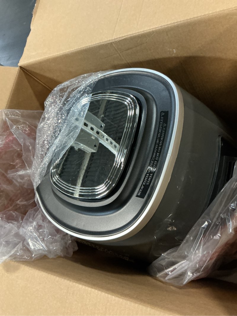 Condition photo showing Good Condition for ninja af161 max xl air fryer that cooks, crisps, roasts, bakes, reheats and dehydrates, with 5.5 quart capacity, and a high gloss finish, grey 5.5 qt max