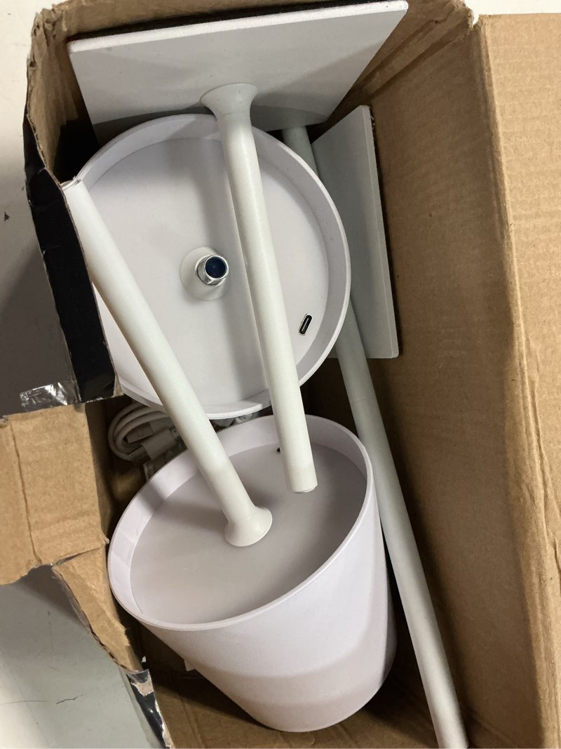 Condition photo showing Good Condition for chloranthus 2 pack cordless table lamps, 3 colors stepless dimming, 5000mah rechargeable battery led desk lamp for bedroom/couple dinner/desk/cafe/dining room/terrace white - 2 pack